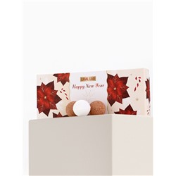 Бомбочки для ванны Happy New Year, аромат сладкая карамель, набор 12 шт. × 20 г, URAL LAB