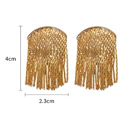 Серьги длинные на гвоздиках арт. 11 9847 (id 261278)