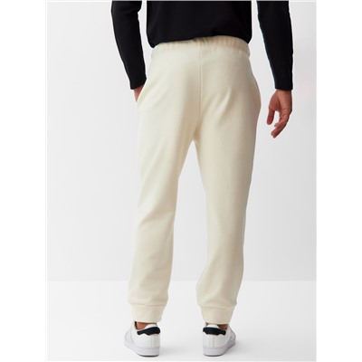 Брюки флисовые мужские спортивные MINAKU: Fleece Soft, размер 52, бежевые