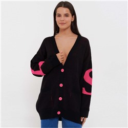 Кардиган женский, цвет чёрный, размер ONE SIZE (42-46)