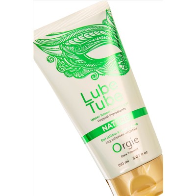 Интимный гель на водной основе Lube Tube Nature - 150 мл.