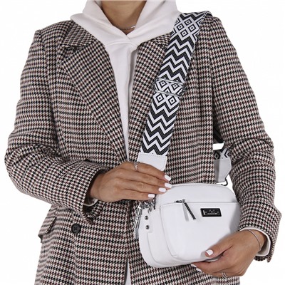 Сумка 0789CH white Polina&Eiterou