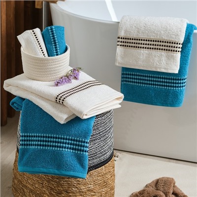 Полотенце махровое Love Life «Адажио» 30×50 см, белый, 100% хл, 450 г/м²