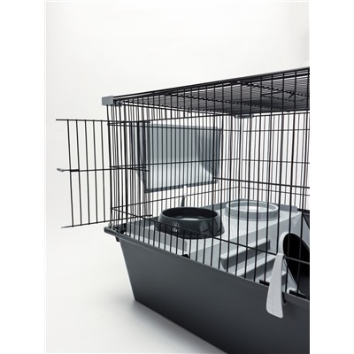 Клетка для шиншилл «Пижон» №11, складная, 80×50×46 см, серая