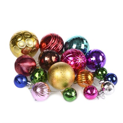 Елочные шары 50 штук МИКС / H013 /уп 30/