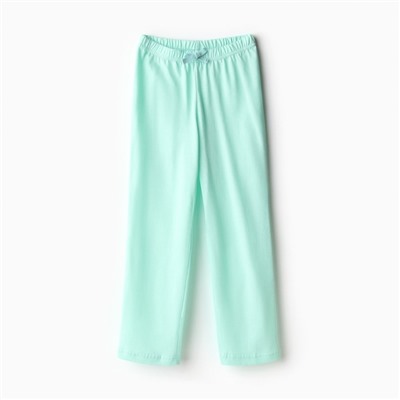 Пижама для девочки (кофта и брюки) MINAKU, белый/мятный, рост 104 см