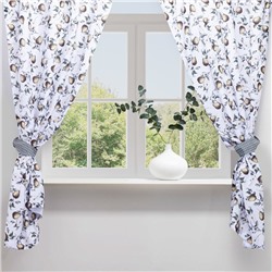 Комплект штор для кухни с подхватами Этель «Груши» 145×180 см-2 шт., 100% п/э