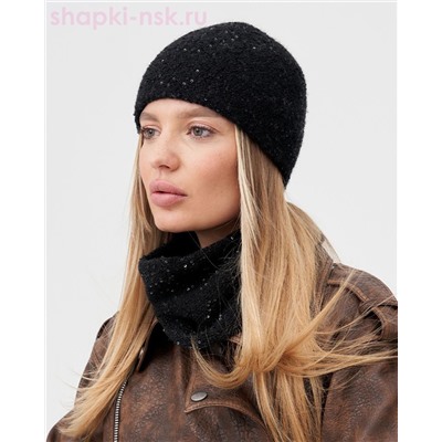 Мур альпака пайетки Шапка (56-58)