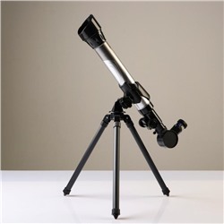Телескоп настольный, астрономический, увеличение ×20, ×30, ×40, со штативом, C2131, МИКС