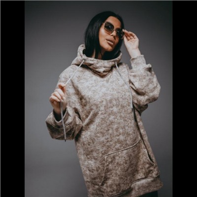 Худи женское Ваниль (Бежевый варёнка)