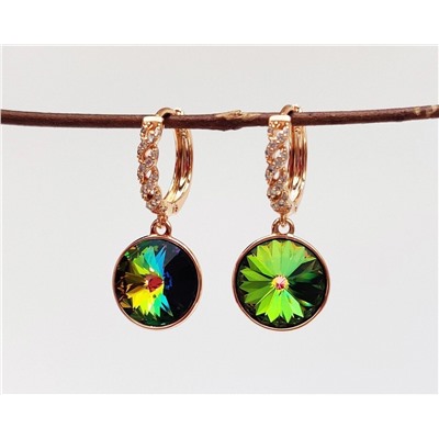 Серьги с кристаллами Swarovski