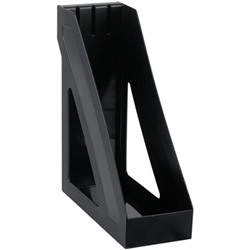 Лоток для бумаг вертикальный 100 мм Базис черный ЛТ32/ЛТВ-30853 Стамм