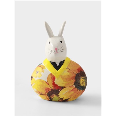 Сувенир «Кролик в халате», 10×6×12 см, дерево