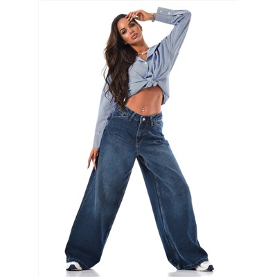Женские джинсы широкие CRACPOT