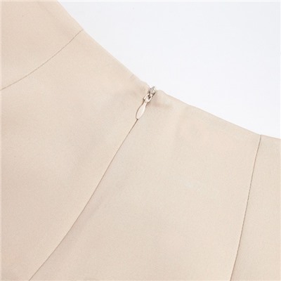 Юбка миди с вырезом женская MIST, размер 44, бежевая