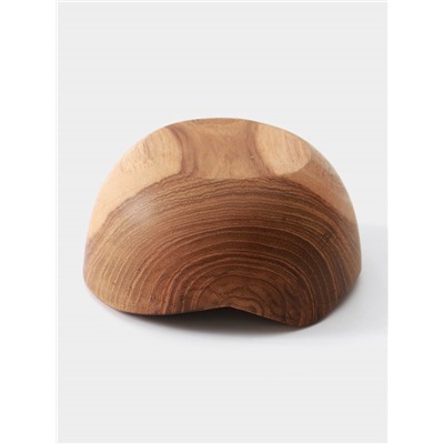 Тарелка, 12×12×6 см, тиковое дерево