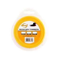 Леска для триммера Denzel 96173, звезда, 2.4 ммх15 м