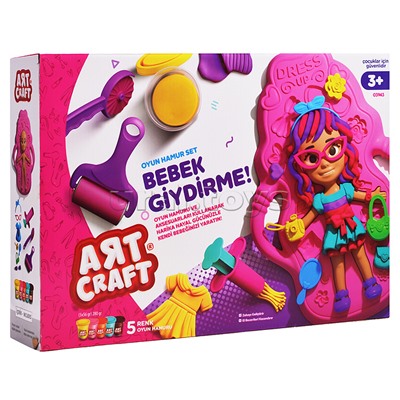 Набор для лепки "Маленький стилист" тесто 5х56г