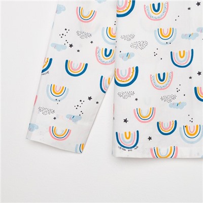 Пижама женская (рубашка, брюки) KAFTAN «Радуга», размер 44-46