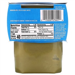 Gerber, Natural For Baby, Green Bean, Sitter, 2 Pack, 4 oz (113 g) Each