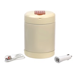 Термос для еды с подогревом, 1.8 л, сохраняет тепло до 2 ч, USB, 18.8 х 13.5 см