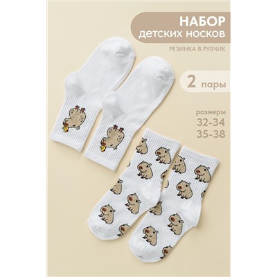 Детские носки стандарт Капибара (набор 2 пары) НАТАЛИ, 1101571