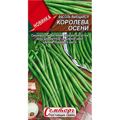 1091A Фасоль вьющаяся Королева осени 3 г