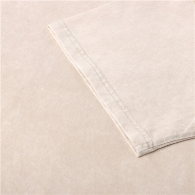 Футболка женская из вареного хлопка Mist Don't touch me, размер 42-44, цвет молочный