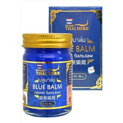 Royal Thai Herb Синий охлаждающий бальзам от варикоза с пчелиным воском / Blue Balm, 50 г KRISTALLER, 1110313