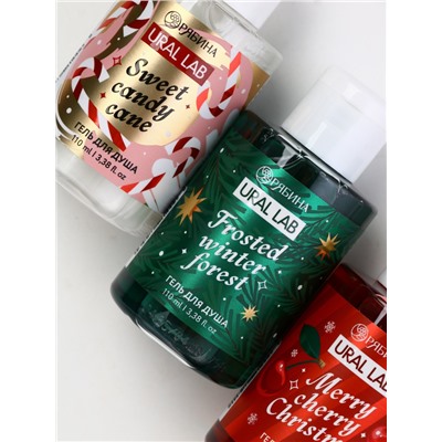 Гель для душа Happy New Year, набор 3 шт. × 100 мл, URAL LAB