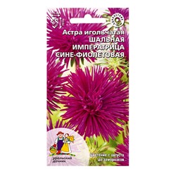 Семена Цветы Астра игольчатая Шальная императрица сине-фиолетовая (УД) Е/П , Е/П,  0,2 г.