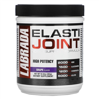 Labrada Nutrition, ElastiJoint, формула для поддержки суставов со вкусом винограда, 384 г (13,54 унции)