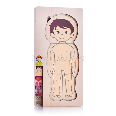 Пазл-вкладыш "Мальчик