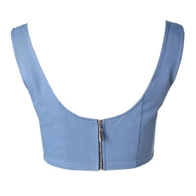 Корсет женский джинсовый MIST: Denim, размер 48, синий