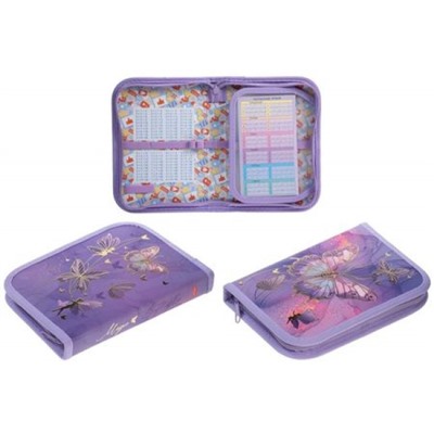 Пенал 2-х ств. 190х130 мм "Butterfly" с откидной планкой (089057) 46077 Хатбер