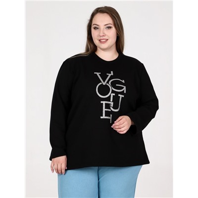 Свитшот "Слайд" черный