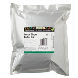 Frontier Natural Products, травяной чай, лимон и имбирь, 453 г (16 унций)