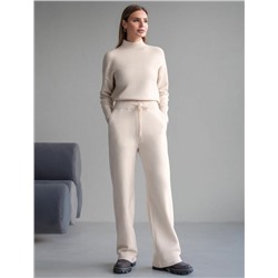 Прямые брюки из пряжи с кашемиром