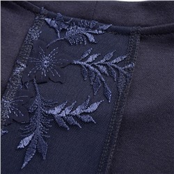 Лонгслив с разрезами на рукавах, Образ решает (синий)