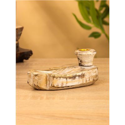 Подставка под благовония «Ладонь», 13×7.5×6 см, манговое дерево