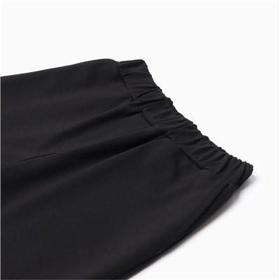 Брюки для девочки MINAKU: Casual Collection KIDS, чёрные, рост 152 см