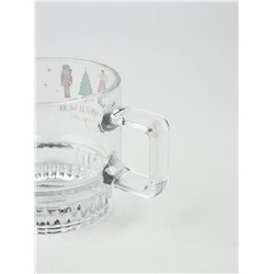 Кружка новогодняя стеклянная «С Новым годом!», 270 мл