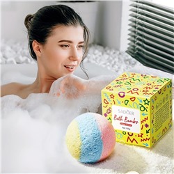 SADOER Бомбочка для ванны ароматическая с лимоном, 100гр