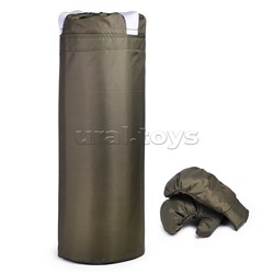 Набор детский игровой (перчатки, груша 70 см.) Оксфорд (хаки)