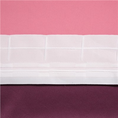 Штора блэкаут портьерная «Этель», 130×300 см, цвет сливовый