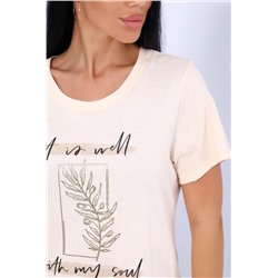 Футболка 80036 (Персиковый)