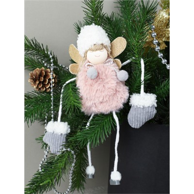 Новогоднее украшение Ангел магнитные ручки 7*4*22 см / N112ABС /уп 200/ микс