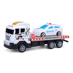 Автовоз "Автомагистраль" с полицейским авто, в пакете