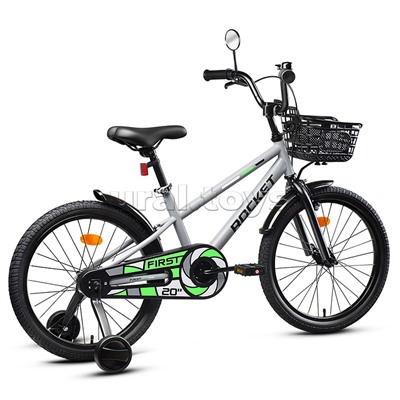 Велосипед 20" Rocket First, цвет серый