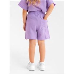 Шорты из муслина для девочек KAFTAN, рост 98 см, лиловые